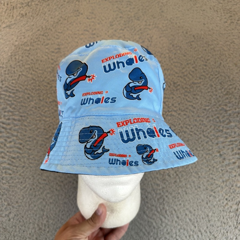 Eugene Emeralds Exploding Whales Sasquatch Bucket Hat Reversible One Size